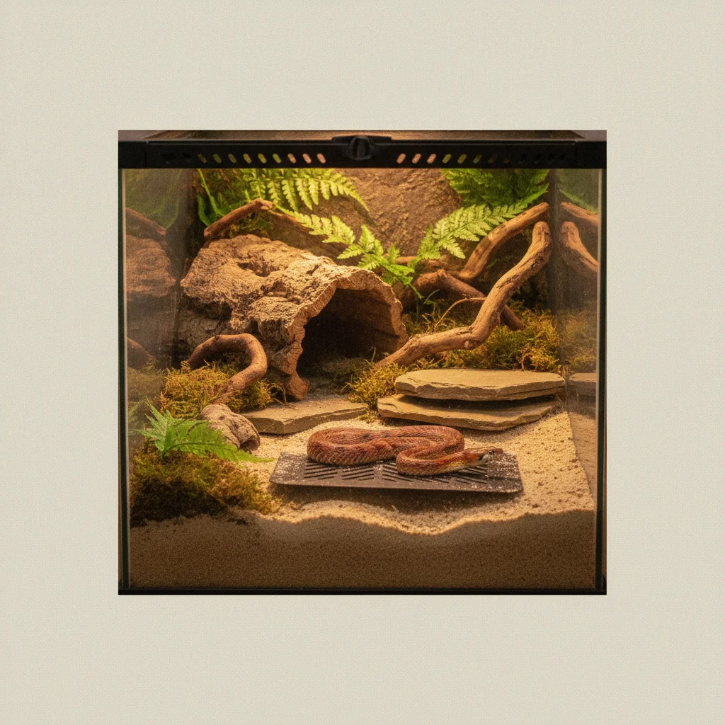 Tapis chauffant terrarium