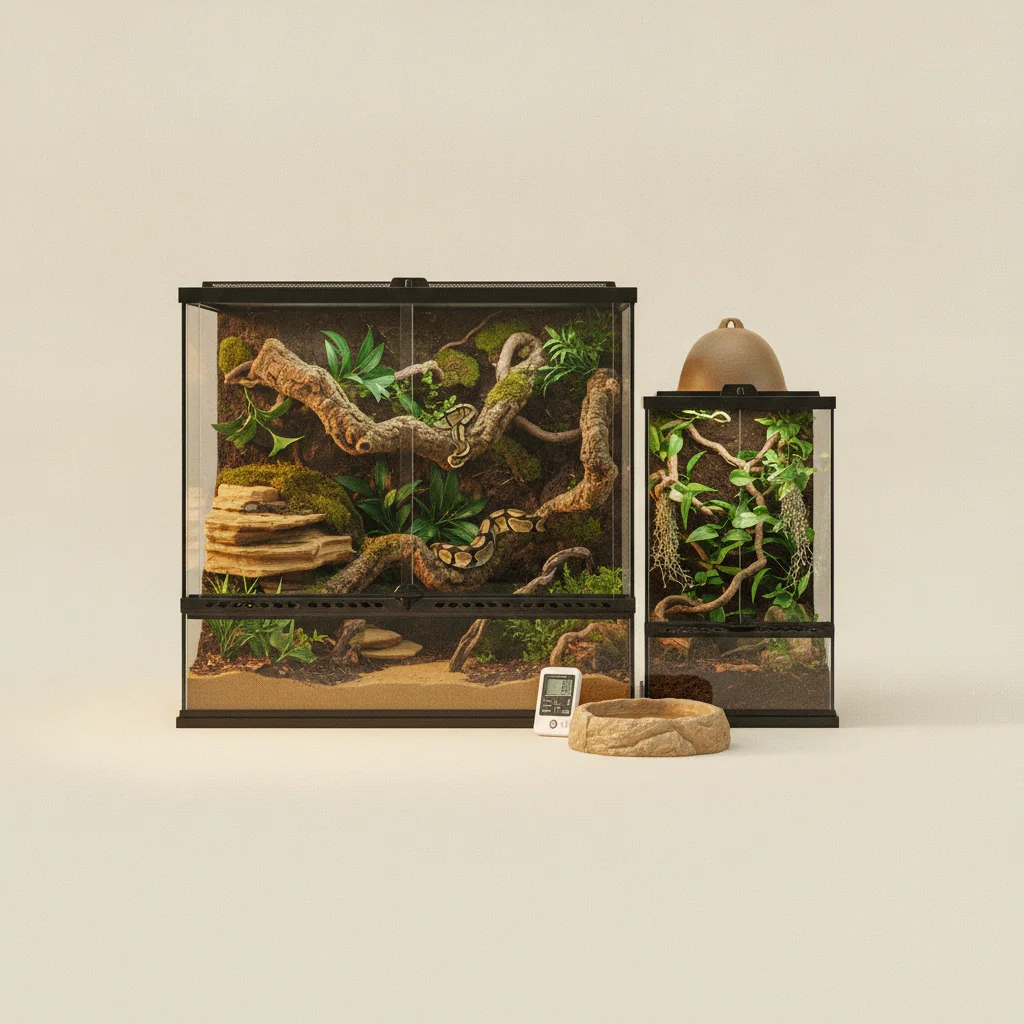 Terrarium serpent