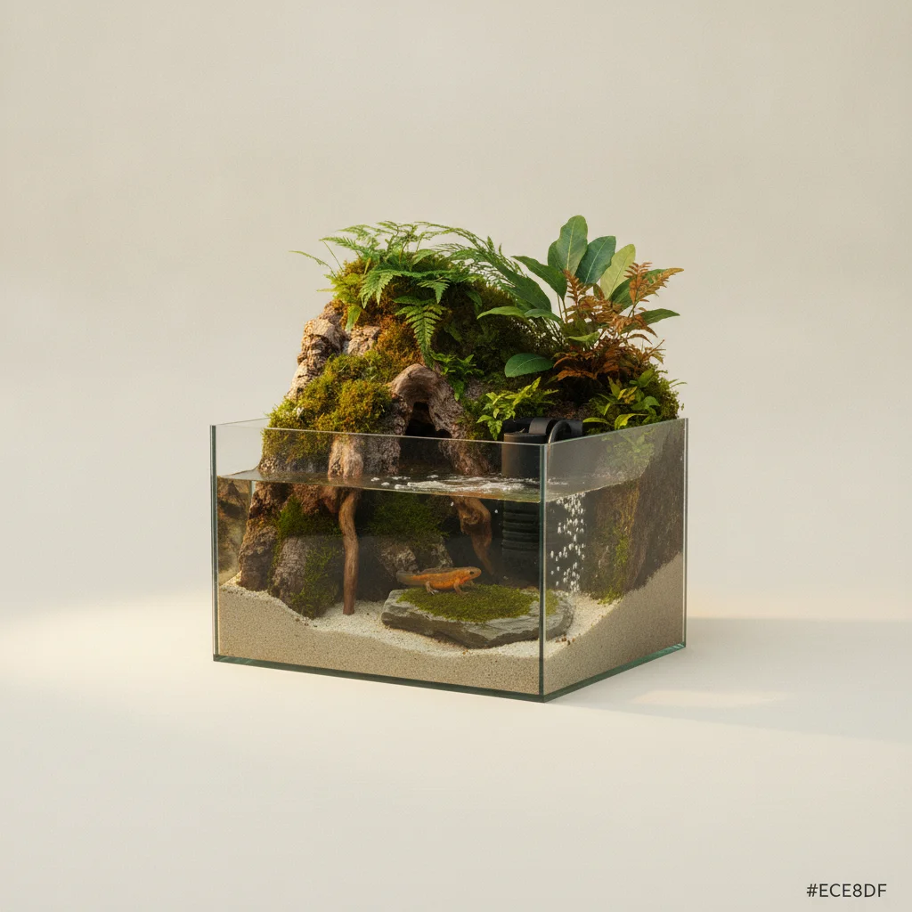 Filtre aquaterrarium