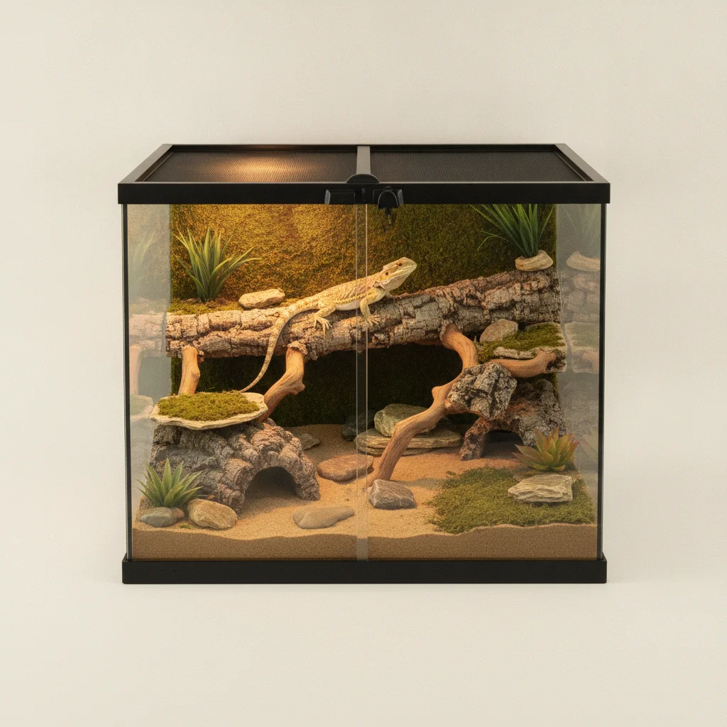 Terrarium pogona