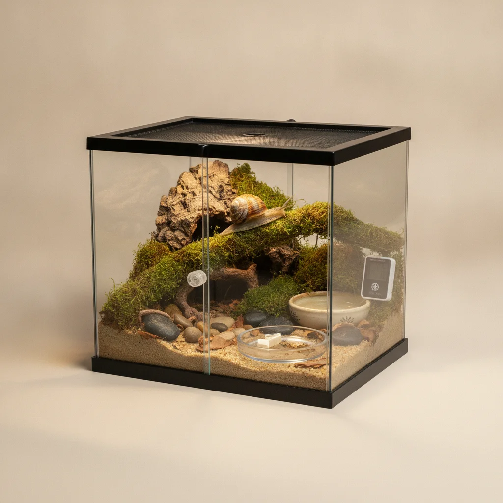 Terrarium escargot